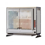 Gas vertical rotisserie ENG Model ELBA16PG Capacity N.16 Chickens N.4 stainless steel tubular spits 12 x 12 mm