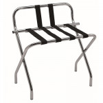 Chromed Steel Case Holder with Side STK, Only packs of two Diameter 25mm, PVC straps Model RV Chrome/S