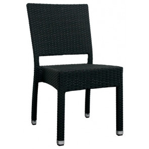 Stackable outdoor chair TESR Aluminum frame, polyethylene strap covering Model 498-l80801