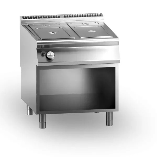 Electric bain-marie 2 well GN 1/1 MDLR open compartment Model CL9080BME
