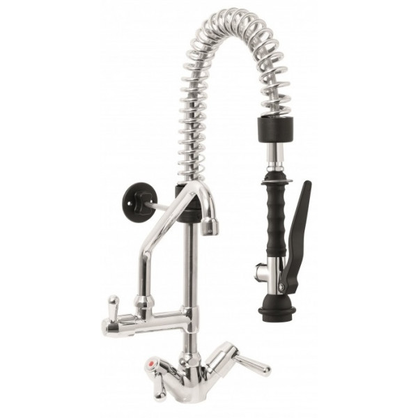 ONE HOLE PRE-RINSE UNIT WITH SWINGING “C” SPOUT, LEVER HANDLE, MINI VERSION MNL Model ERAMINI192