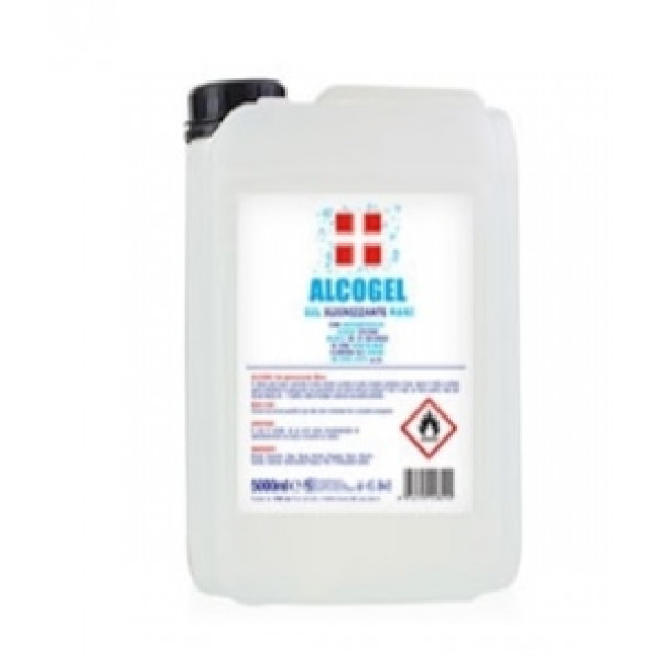 Disinfectant detergent wide spectrum of effectiveness against Virus and Spore surgical medical device Can of 5000 ml Model ALCOGEL20