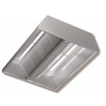 Central hood Stainless Steel Aisi 430 satin scotch-brite RP Model DSC18/26