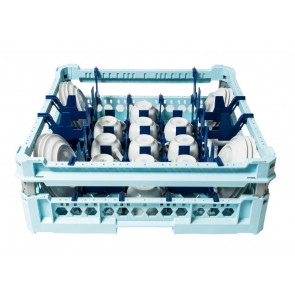 Special rack 17 tea cups and plates GD Model 100160