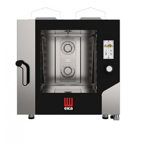 Gas combi convection oven with steam 6 trays 2/1 GN with TOUCH SCR Model MKF621GTS Electric power Kw 0,3 Thermal power Kw13
