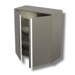 Hanging cabinet 1 hinged door stainless steel AISI 430 or 304 Model PAB04410