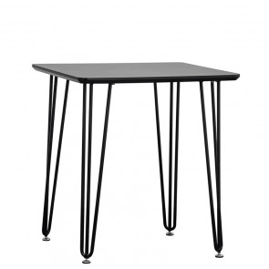 Indoor table TESR ​Powder coated metal frame, melamine top Model 1922-ZL02