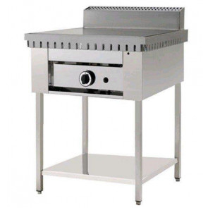 Gas piadina cooker on stainless steel legs PL Model CP4T Iron Flat Capacity 4 piadina