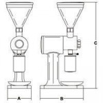 Coffee and pepper grinder Model MCF HP Power 2208 Watt