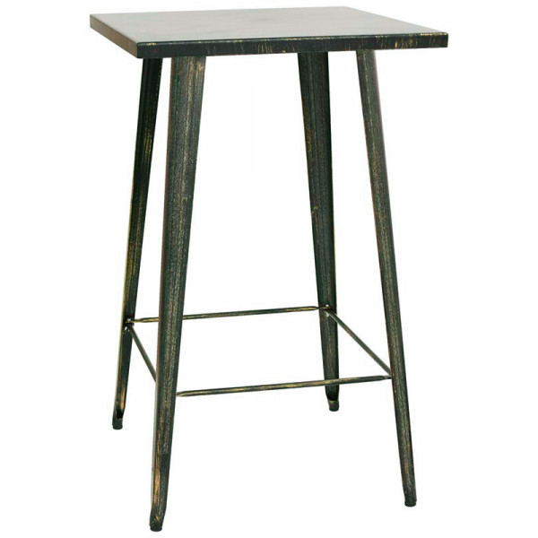 Indoor table TESR Metal frame, brush painting, antique look Model 1268-GT28