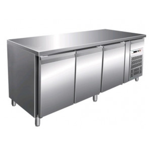 Refrigerated gastronomy counter 3 doors Model G-Snack3100TN Snack ventilated