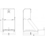 Tenderizer Model T-rex Automec XP Blades n.32 Working plate mm 300x430 Blades set 216 x 280 x h. 60 mm