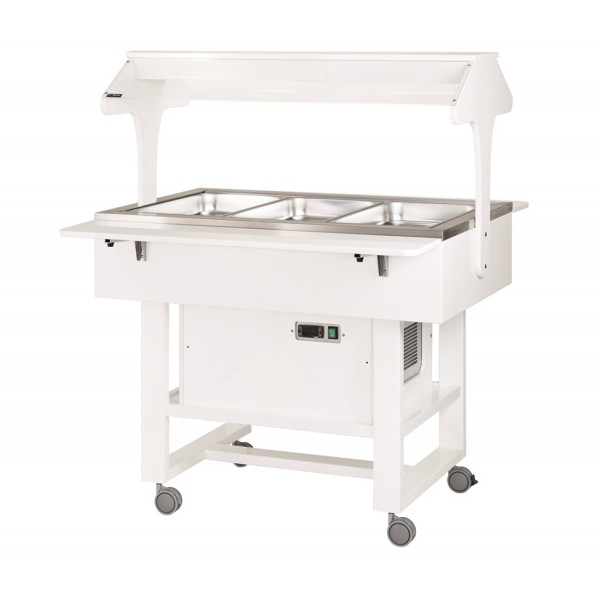 Wooden refrigerated trolley Model CLR2786NBT