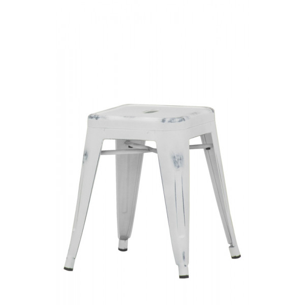 Indoor stool TESR Powder coated metal frame, antique look. Model 1832-BS18