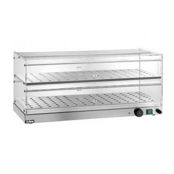 Heated display Model VBR4786 countertop Two shelves