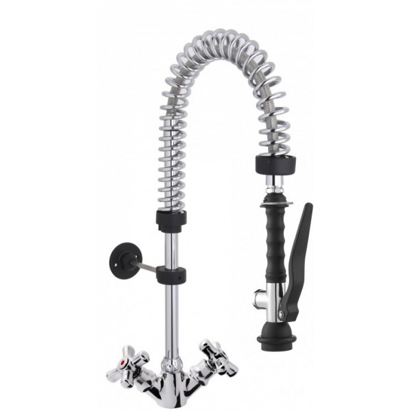 ONE HOLE PRE-RINSE UNIT WITH CROSS HANLDE, MINI VERSION MNL Model ERAMINI140