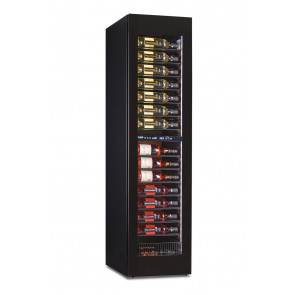 Ventilated wine slim cooler double temperature KLI for 105 bottles Model SLIM WINE SW 105 2TB