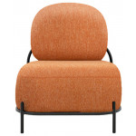 Indoor armchair TESR Powder coated metal frame, fabric covering. Model 1605-06P