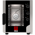 Electric ventilated convection oven Model EKF523NUD Direct steam for gastronomy, bakery and pastry Capacity n.5 trays GN 2/3 cm 35,4 x 32,5 Power Kw 3,2 Hinged door