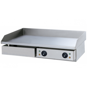 Electric fry top Model GHN75L Chromed smooth plate Cooking plate cm 72,5x40