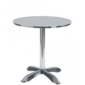 Outdoor table TESR Aluminum frame, stainless steel top Model 092-MTA003A