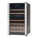 Vertical wine cooler Model WINE 32 Bottles capacity 0,75 lt n° 32 (14+18) Power 96 W