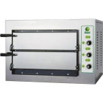 Electric pizza oven Model MINI MANUAL control panel n.2 cooking chambers
