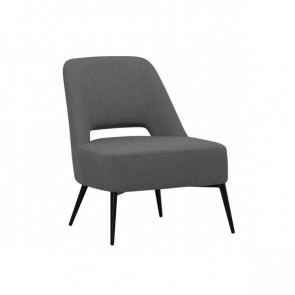 Indoor armchair TESR Powder coated metal frame, fabric leather Model 1616-T0P9