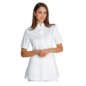 Woman Panarea blouse SHORT SLEEVE 100% Cotton WHITE in different sizes Model 002700