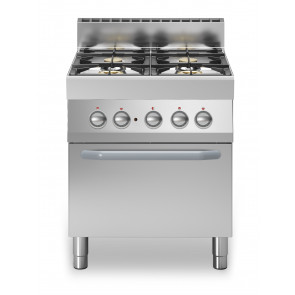Gas range 4 burners MDLR Ventilated electric oven Model F7070CFGEB