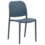 Stackable outdoor chair TESR Polypropylene frame with fiberglass Model 725-Y19