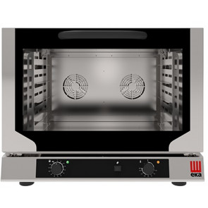 Electric ventilated convection oven with humidification for bakery and pastry Model EKF464N Capacity n.4 trays cm 60x 40 Power Kw 3,4 Drop down door