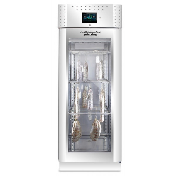 Seasoning meat cabinet Everlasting Stainless steel glass door Meat capacity 150 Kg Cheese/cold cuts capacity 100 Kg Model AC8305