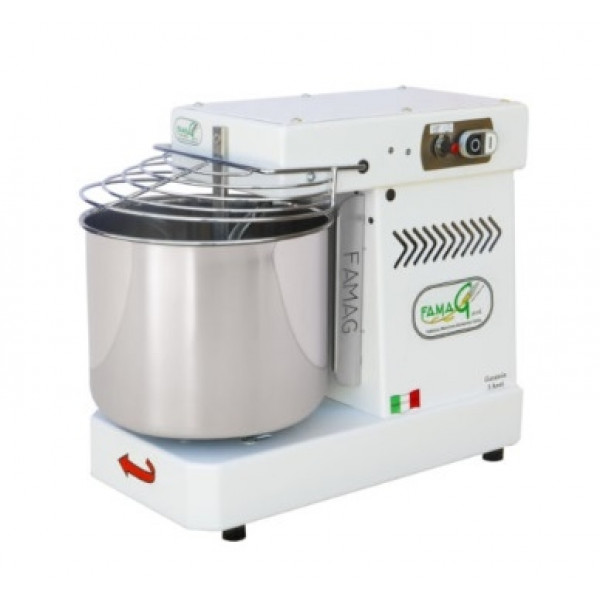 Spiral mixer with fixed head Fg Model IM1010V N.10 speeds Dough per batch 10 Kg Hourly production 30 Kg White