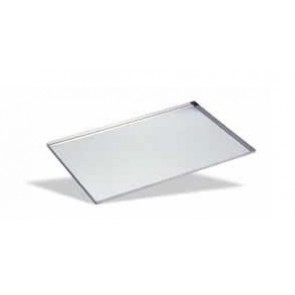 Rectangular tray in stainless steel Height cm 1 non-stackable Size cm. L 48 x P 31 x 1 h Model 646-048