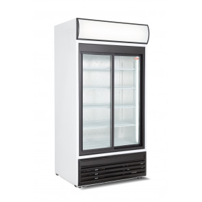 Drinks display with ventilated refrigeration with light box for drinks COF Model 9001080000429