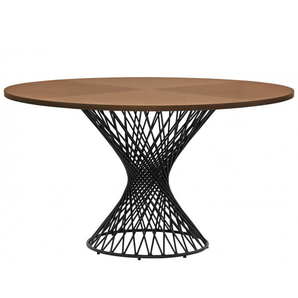 Indoor table TESR Powder coated metal frame, MDF top with ash veneer. Model 1677-MIT10