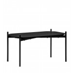 Indoor table TESR Powder coated metal frame, high gloss MDF top. Model 1678-SE10