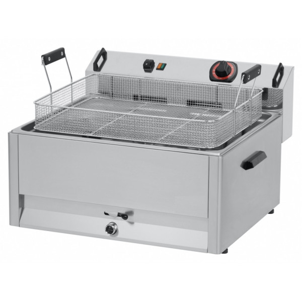 Electric fryer Countertop Model FPR30LT with tap Power: 15 Kw