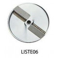 Disc for curved strips thickness 6mm DQ06 Suitable for julienne cut for Vegetable cutter Model TITANIUM