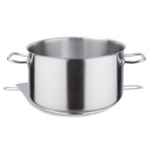 Deep saucepan in stainless steel 18/10 compatible with induction cooker Model 103-0