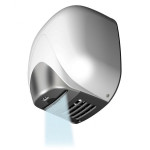 White Aluminum High Performance Electric Hand dryer BLADE Without Resistance to MDL Photocell Model 704310