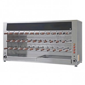 Electric rotisserie ENG Model ChurrascoCM35E 3 racks Independent motor for each sword Swords N. 35 stainless steel
