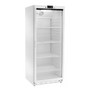 Static refrigerated cabinet Model AKD600RG with White ABS internal structure