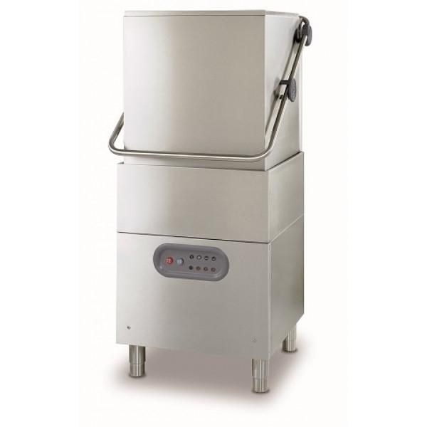 Passthrough dishwasher OMW stainless steel Max plate diameter cm 43 Square basket 50X50 Model JOLLY61PCESTOQUADRO