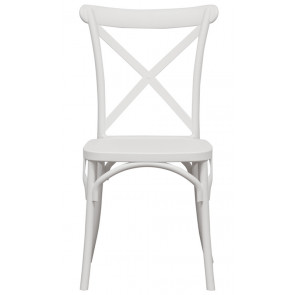 Stackable outdoor chair TESR Polypropylene frame Model 1483-A11 WHITE