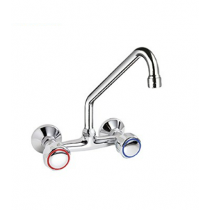 Two holes wall mounted tap - swinging "C" spout L30cm MNL Model R0102010211