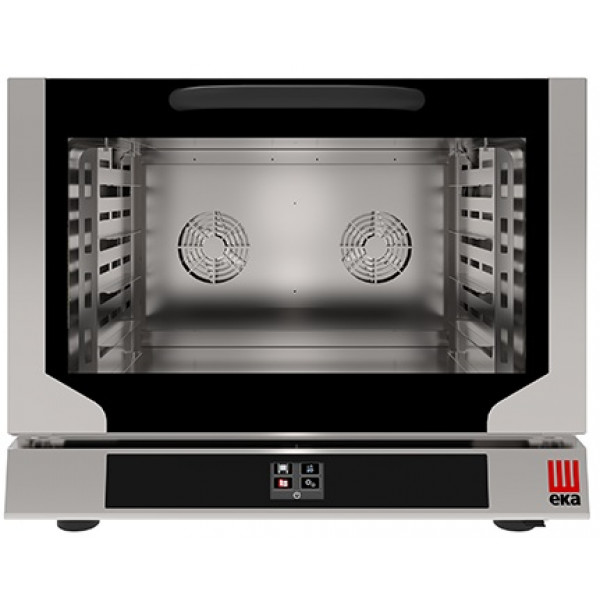 Electric digital convection oven Model EKF464NT Humidification for bakery and pastry Capacity n.4 trays cm 60x 40 Power Kw 3,4 Drop down door