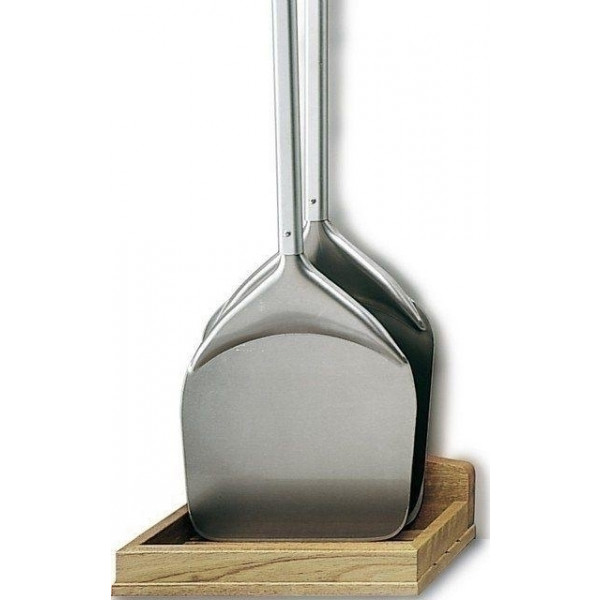 Wooden case to stand pizza peels