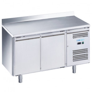 Refrigerated counter two doors Stainless steel AISI 201 ForCold ventilated Model G-SNACK2200TN-FC